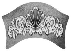 DABAN-605-SL Banner Scroll Silver